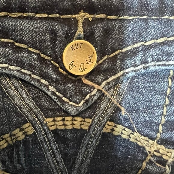 kut from the kloth Women’s Jeans Size 6 Natalie Bootcut Zipper Stretch Pockets - Picture 12 of 16